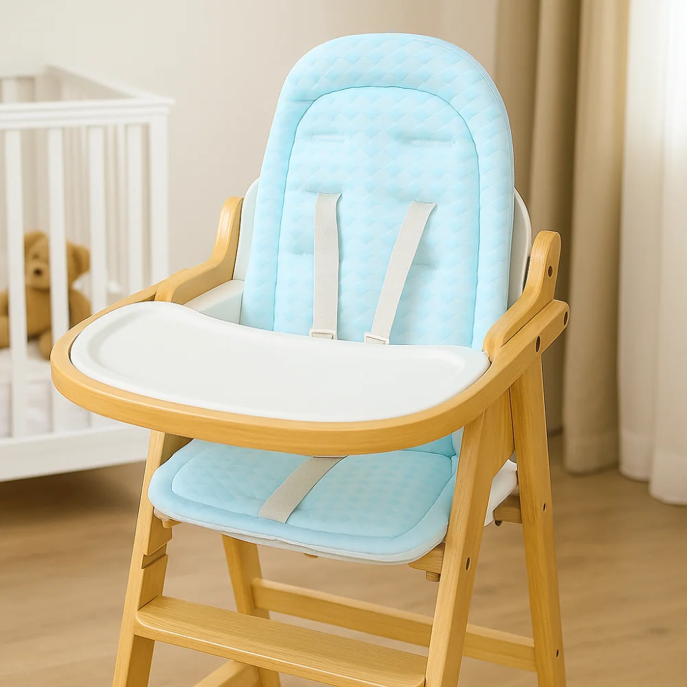 

Breathable Baby Pram Cushion Soft Solid Color Baby Stroller Cushion Stroller Accessories Dining Chair Pushchair Car Mat Summer