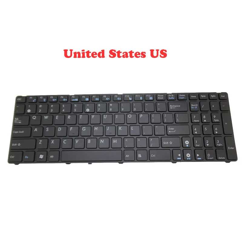 Imagem -02 - Teclado para Gigabyte P2532 P2532f R1532 2z703-ru532-s10s V111465as1 V111465as-hf-b V111465ak1 Inglês Russo com Quadro us ru