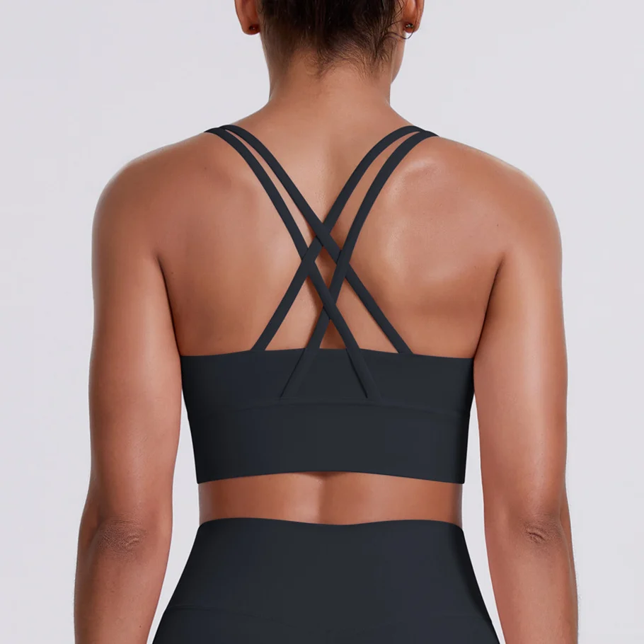 Sports Bra Push Up Yoga Top Gym Clothes Woman Pilates Clothing 2026 Sportswear Women Tracksuit Fitness Rashguard Red Pink Black