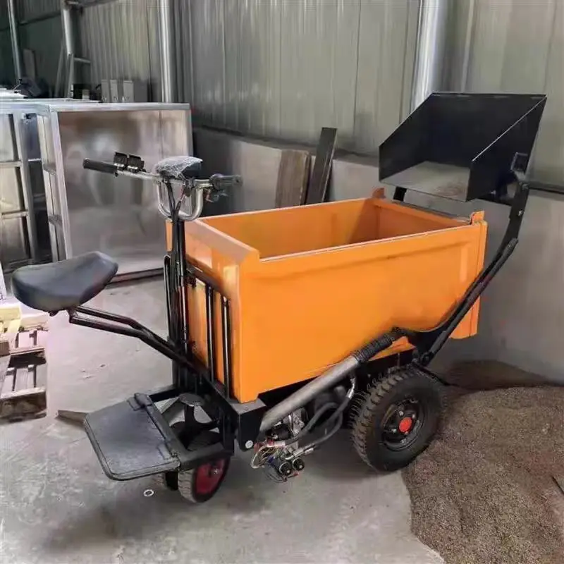 

Construction site self-loading bucket agricultural electric breeding dump truck