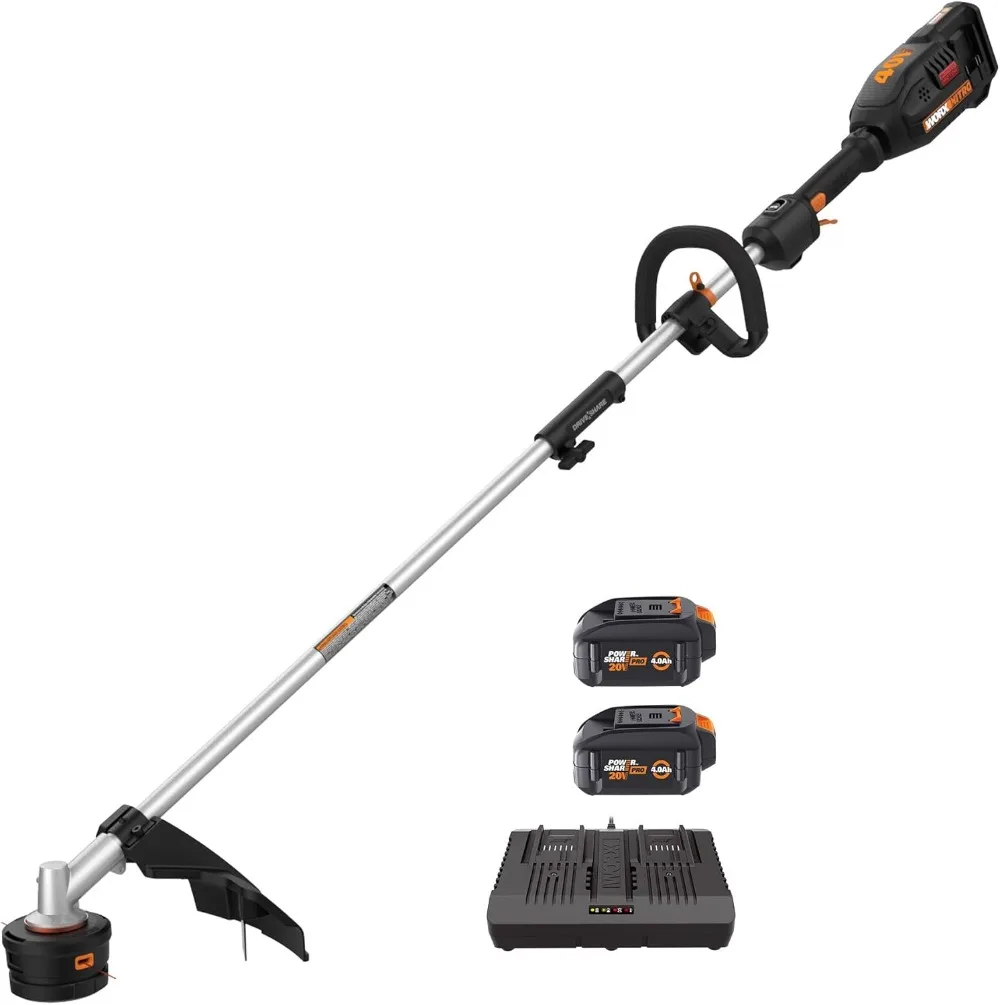 

Nitro WG186 40V Power Share PRO Attachment-Capable Driveshare 15" Cordless String Trimmer (Batteries & Charger Included)