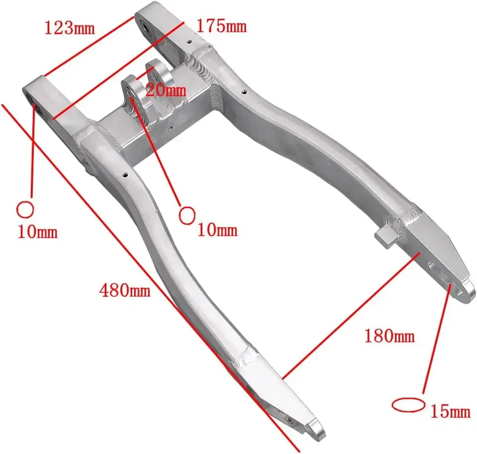 Brazo oscilante de aleación de aluminio 125cc 140cc 150cc PIT PRO Trail Dirt Pit Bike basculante motocicleta