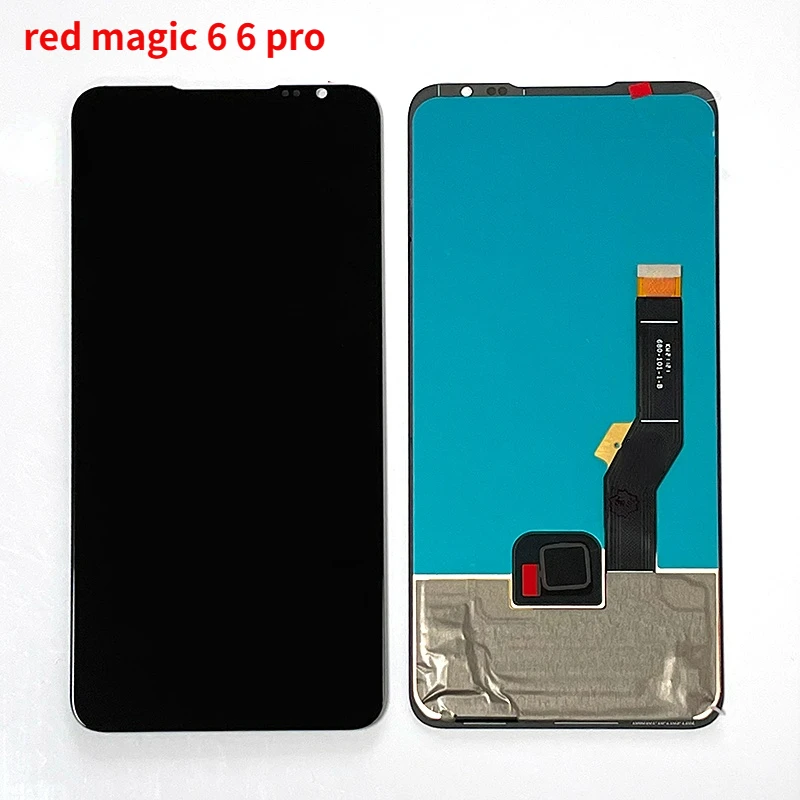 Original amoled For ZTE Nubia red magic 6 NX669J Lcd Screen DIsplay Touch Glass Digitizer red magic 6 pro NX669J-P