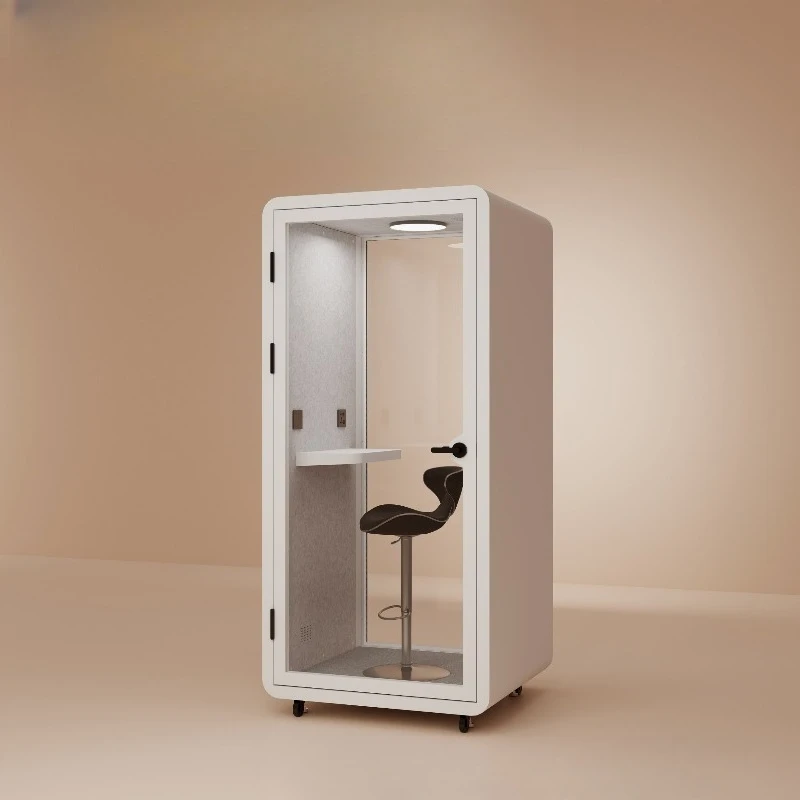 Mobile Detachable Soundproof Pod, Acoustic Phone Booth for Piano Practice, Live Streaming & Private Office Space