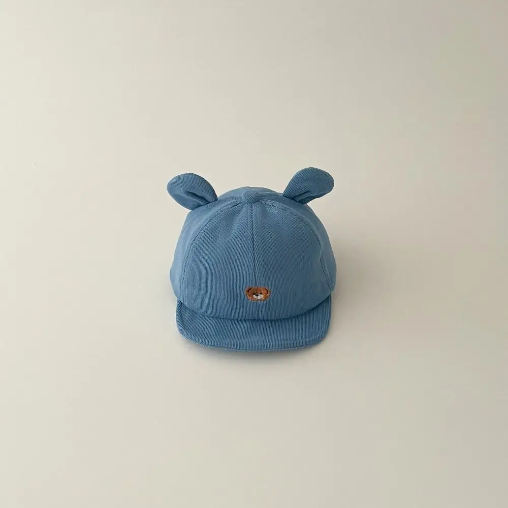 Cappello da sole per bambini del fumetto di moda cappello da bambino coreano con orso carino ragazzi e ragazze berretto da neonato all'aperto