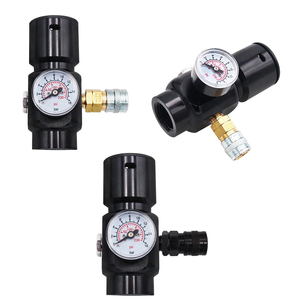 REGULATOR CO2 HPA MINI SFR (SUPER FAST REFRESH) z wejściem G1/2-14 1500 PSI Wyjście 0-130 PSI do pneumatycznych narzędzi pneumatycznych