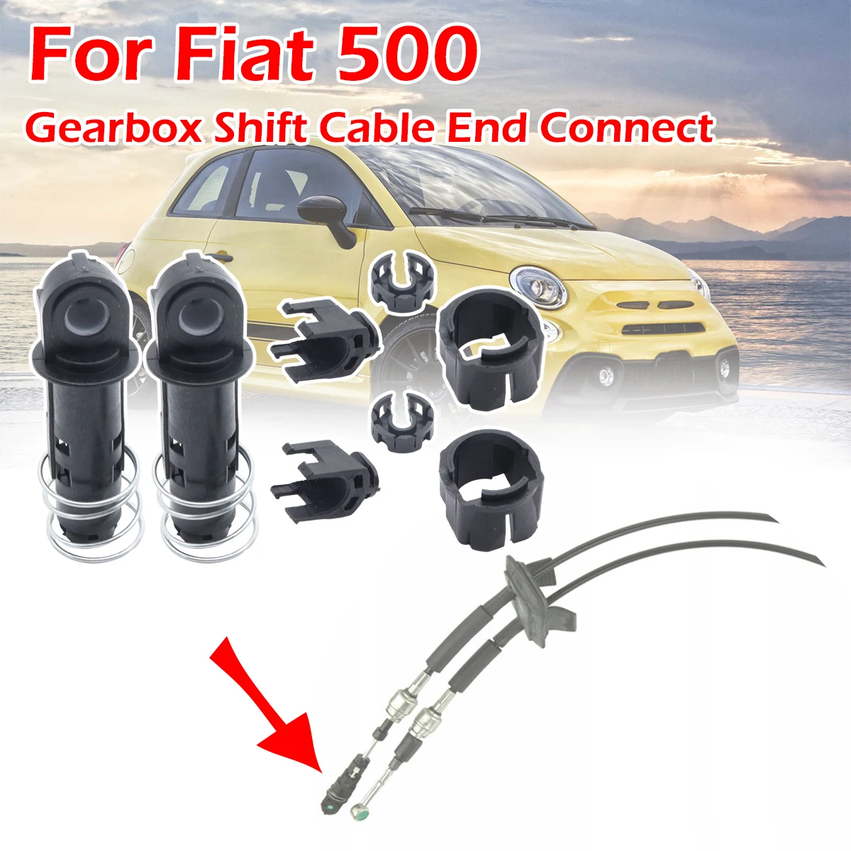 

Ручная коробка передач, трос переключения передач, втулка для подключения Ram ProMaster City 500L 500X, рычаг переключения передач, подключение 5801317933k