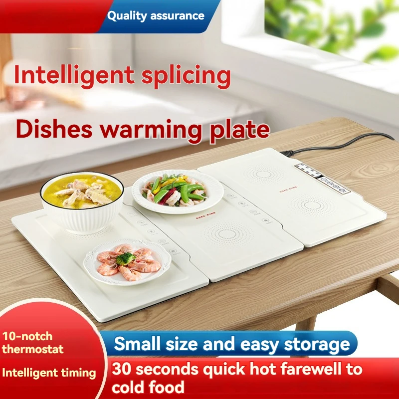 Smart Warming Board, Portable Hot Dish, Multi-functional Meal Insulation Board, Foldable Warming Dish Mat, Can Be Heated