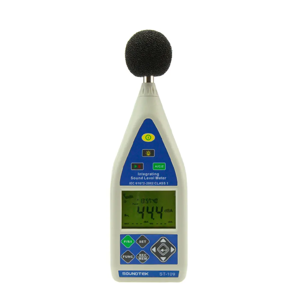 Tenmars ST-109R Class 1 Integrating Sound Level Meter Noise Meter Decibel Meter Measurement Range 30dB~130dB (A)