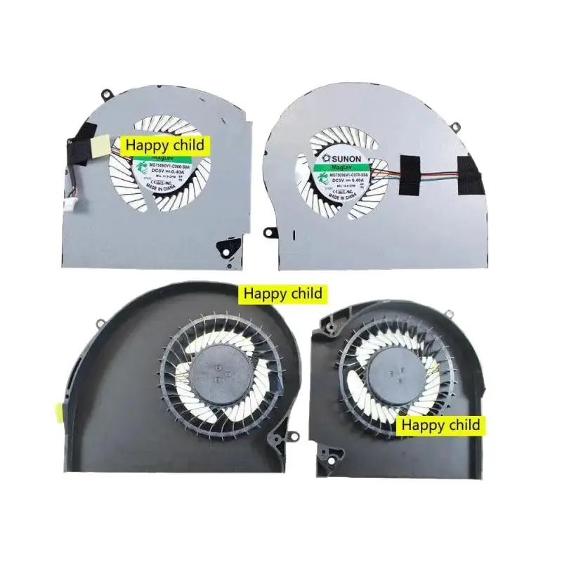 

WYORESY NEW CPU+GPU Cooling Fan for Dell Alienware 17 R4 R5 P31E ALW17C Laptop 2Pcs Fans ^&^)
