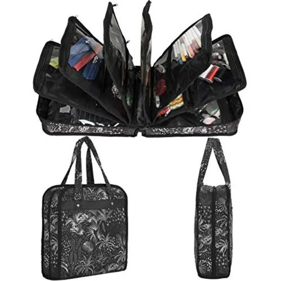 

Sewing Accessories Storage Bag, Knitting, Craft Tools And Accessories Organizer, Roomy Carrying Bag for Sewing Tools And Access