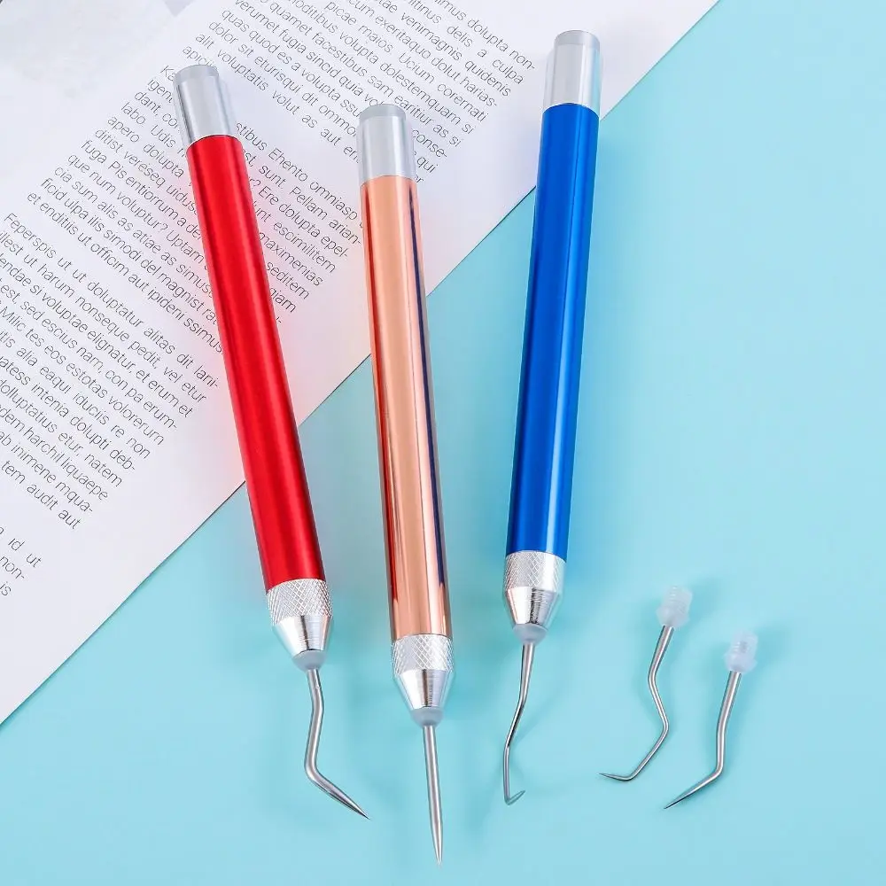 With Hooks Vinyl Weeding Pen With LED Light Installation LED Weeding Pen Handheld Iron-on Project Cutter Vinyl Weeding Tool