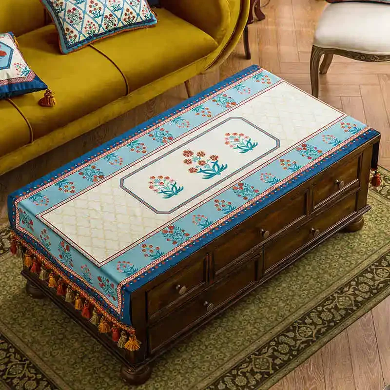 Pastoral Coffeetable Tablecloth Light Luxury Dressing Table Cloth Table Mat Sideboard Custom Cover Cloth Home Decoration