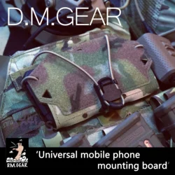 DMGear FCSK Stojak na telefon komórkowy Taktyczna torba na klatkę piersiową Etui na mapę Admin Panel Airsoft Sprzęt myśliwski Akcesoria Molle Outdoor