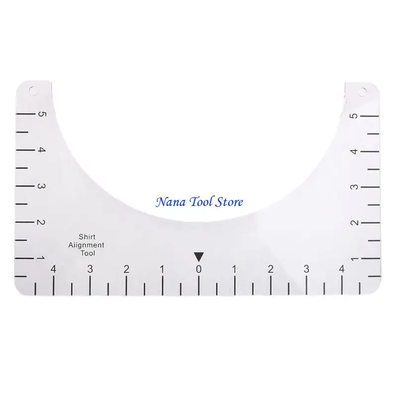 31GJ T-Shirt Ruler Guide Alignment Tool PVC T Shirt Ruler to Center Designs Ruler Guide Chart Measure For Adult Youth Toddler