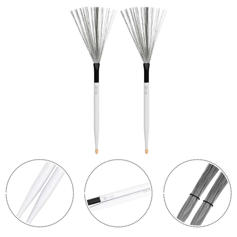 

Maple Sticks Percussion Instruments Drums Accessories Repique Drumstick Brushes Wire Steel
