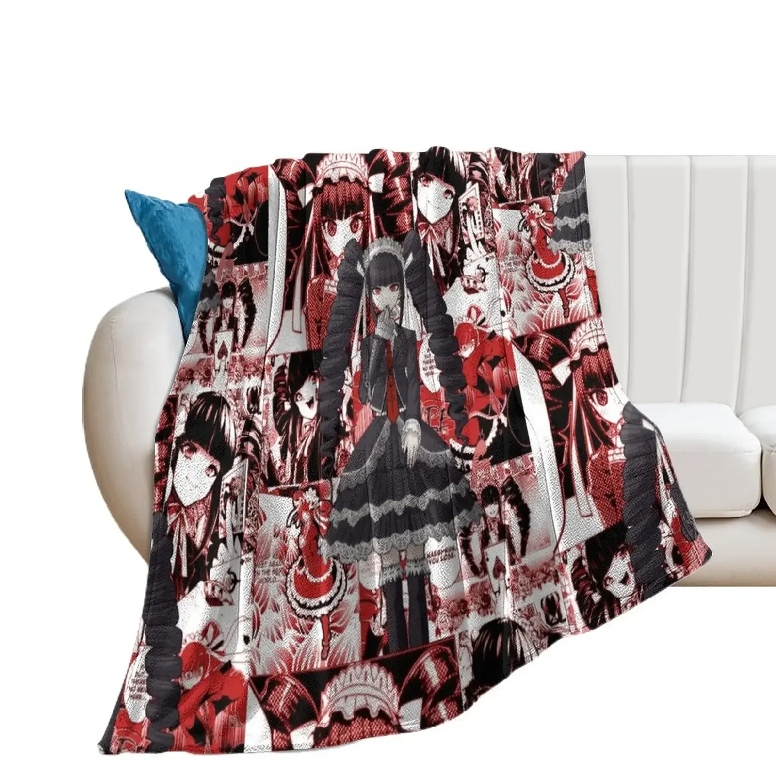 Celestia Ludenberg Manga Collage Throw Blanket Blankets For Bed Soft Plaid Softest Blankets