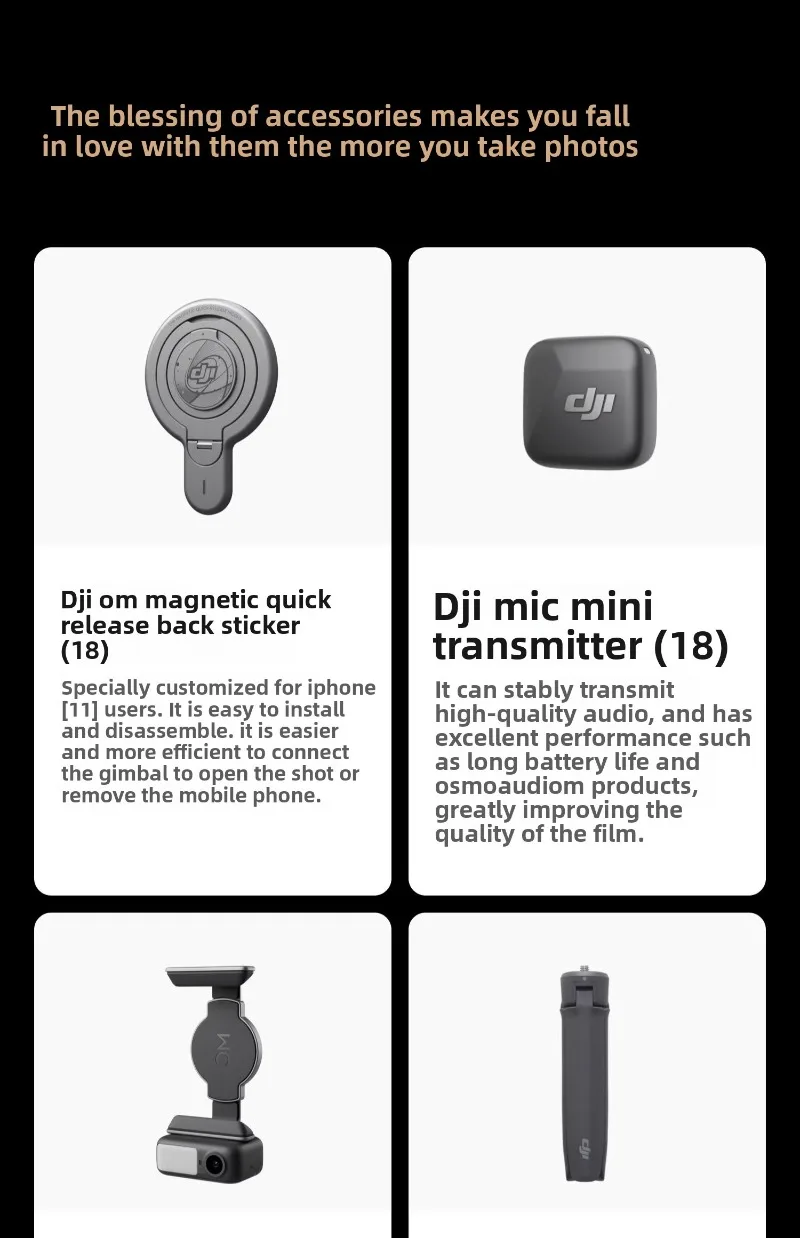 Osmo Mobile 7P Mobile Stabilizer OM Smart Follow-up Vlog Anti-shake Handheld PTZ