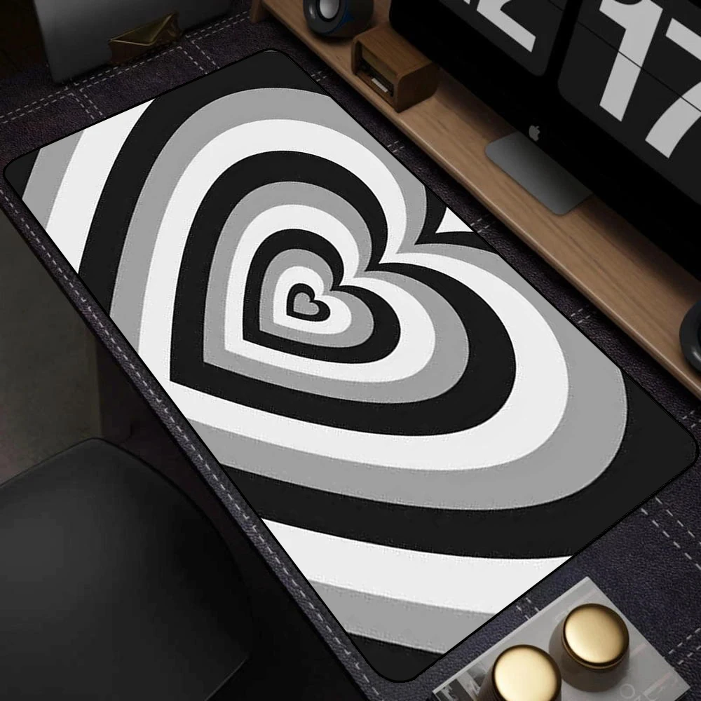 Gaming Mouse Pad Anti-Slip Stitched Edge Desk Mat for Gamers Office