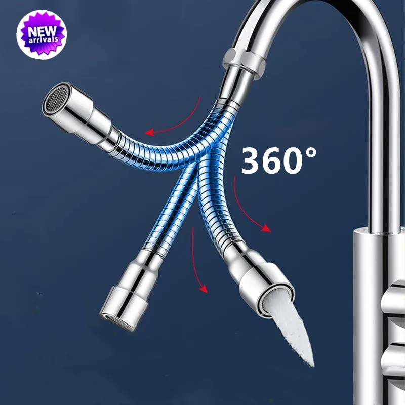 14/20cm Faucet Extender 360° Rotary Kitchen Sink Faucet Bubbler Water-Saving Device Adapter Nozzle Bathroom Accessories