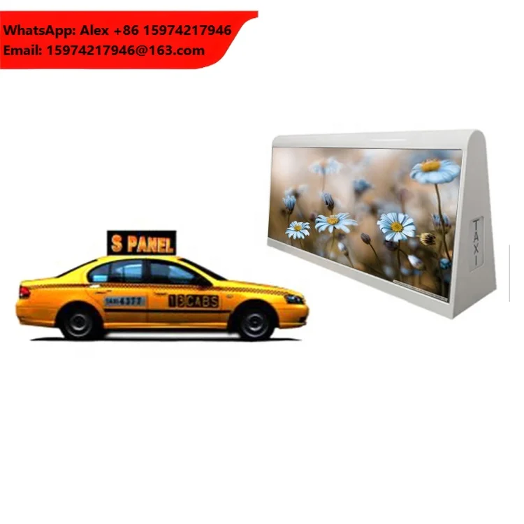 Shenzhen Led Supplier P3.33 P4 P5 Taxi Top Led Display Manufacturer