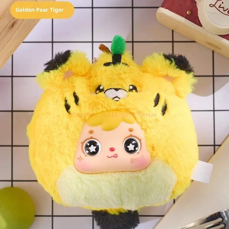 حقيقي صامويل الفاكهة الحيوان الجنة سلسلة صندوق أعمى لطيف أفخم دمية المفاتيح حقيبة سحر هدية للنساء والفتيات #2