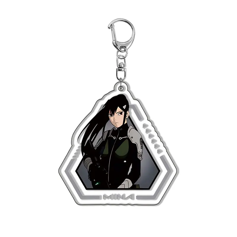 The TV Animation Kaiju No8 Monster 8 Anime Keychain For Kafka Hibino Reno Ichikawa Kikoru Shinomiya