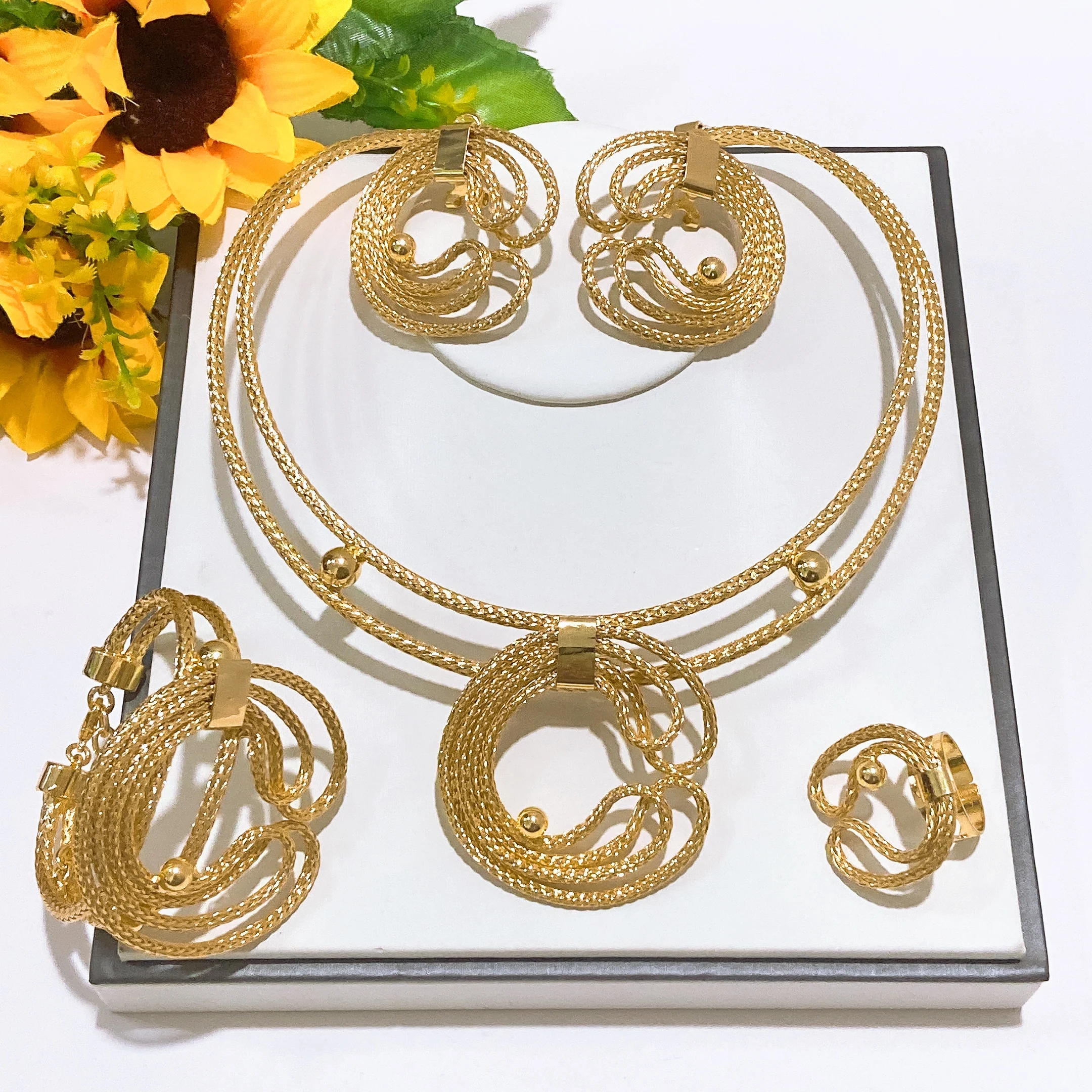 yulaili-spiral-wire-gold-plated-african-jewelry-sets-for-women-wedding-luxury-naija-dubai-bridal-jewelry-sets-hs26012