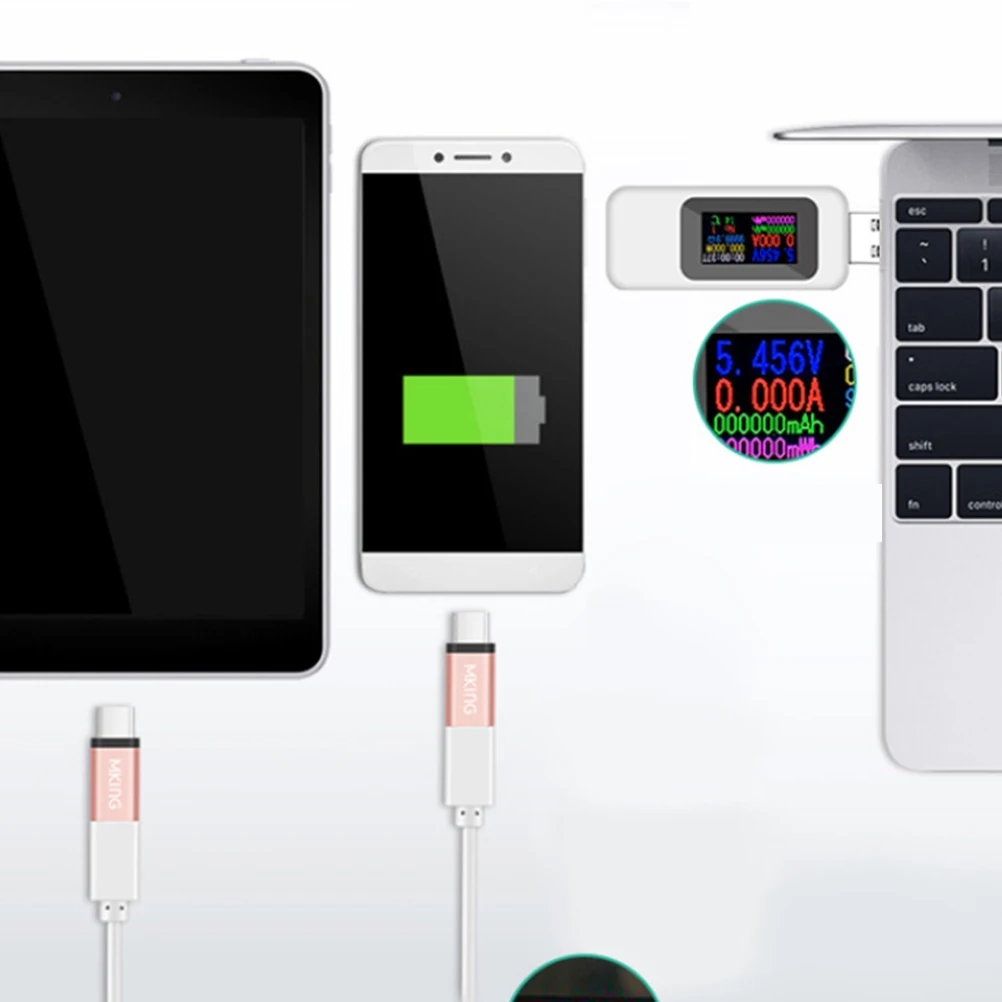 

USB-мультиметр напряжения и тока, портативный тестер, вольтметр, амперметр, легкий, прочный, небольшой размер, обнаружение зарядки телефона