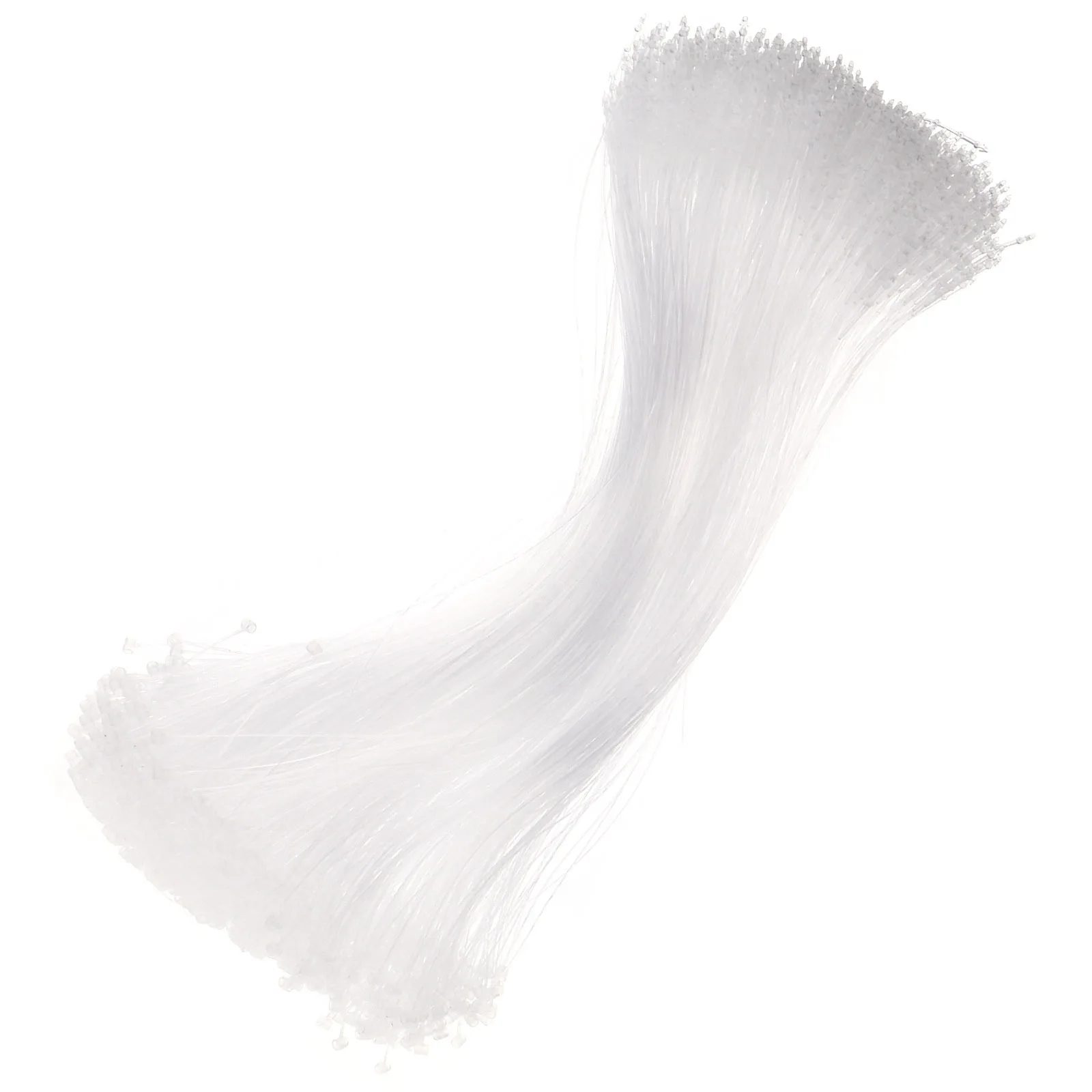 

5000Pcs Round Head Transparent Snap Lock Plastic Fasteners Lightweight Tag Pin for Clothing Shoes Security Loop No Tools Needed