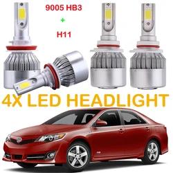 Roadsun Ultra-Brightness LED Headlight Kit High Low Beam 6000K Headlamp for Toyota Camry 2014 2013 2012 2011 2010 2009 2008 2007
