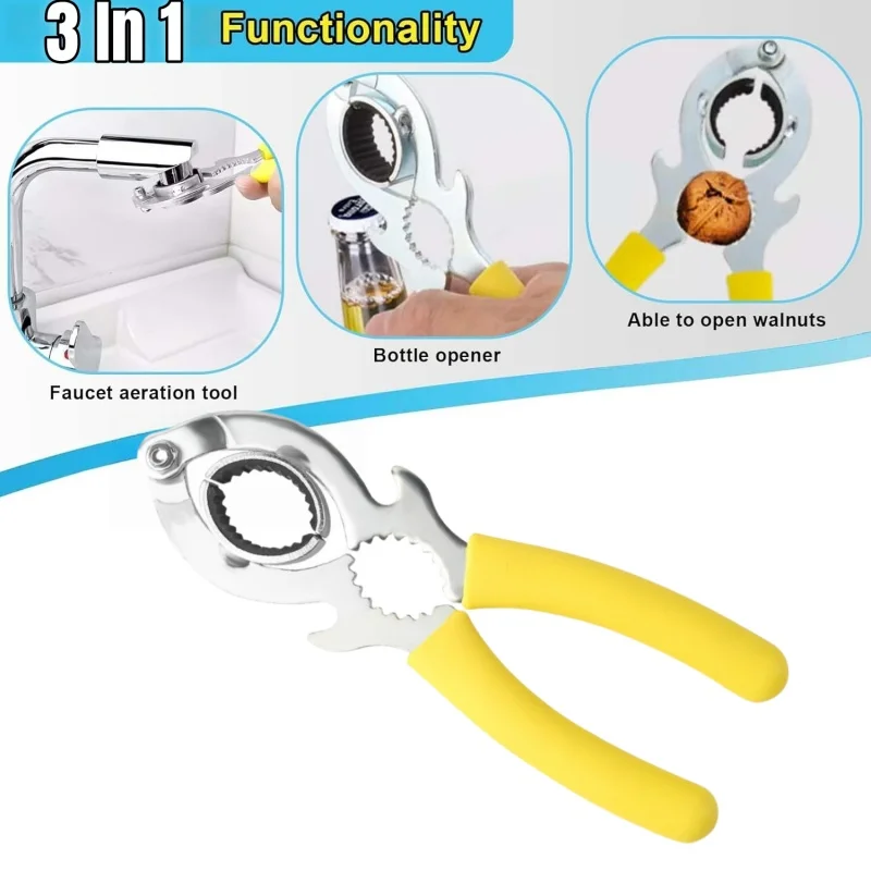 3in1 Faucet Filter Disassembly Tool Specialized Multifunctional Aerator Wrench Kitchen Sink Water Outlet Loosening Device
