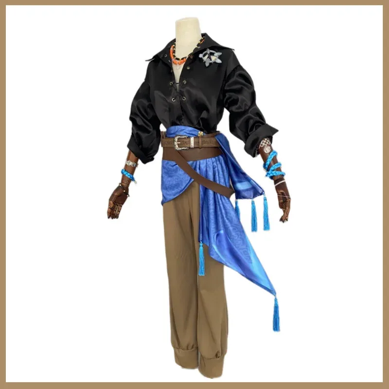 لعبة الهوية الخامس فريدريك كريبورغ تأثيري حلي واضح العقلية موحدة قميص الملحقات شعر مستعار رجل هالوين كرنفال البدلة؛ #4