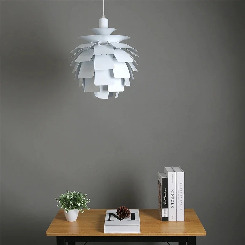 Luces colgantes de piña LED modernas, candelabro de diseño Louis, decoración para sala de estar, lámparas colgantes de aluminio para el hogar, suspensión de alcachofa Ph