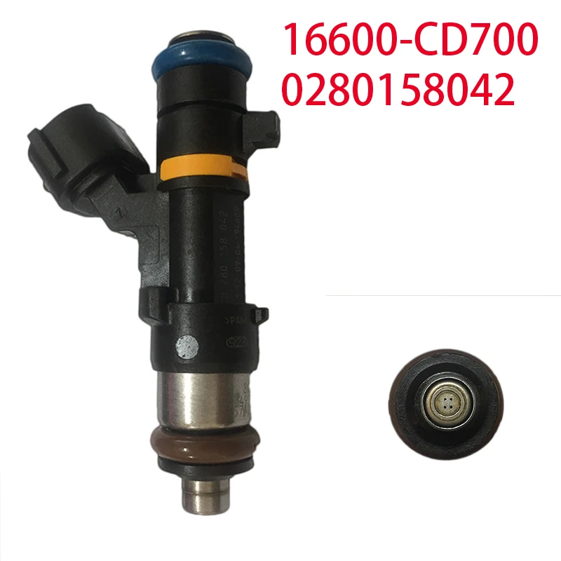 In Stock Original Fuel Injectors Nozzle 16600-CD700 for Nissan 350Z Murano Infiniti FX35 G35 3.5 16600CD700 0280158042