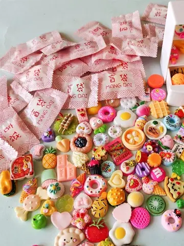 5/20/40pcs Mini Food Beverage Accessories Mini Blind Box House Kitchen Decoration Creative Party Blind Bag Children's Toy Gifts