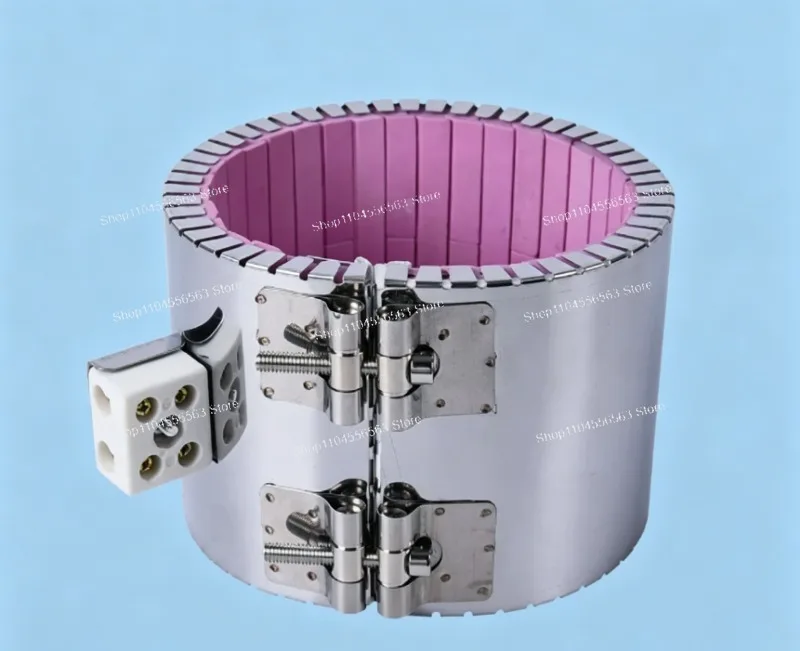 Ceramic Electrothermal Ring Heater for Vertical Injection Molding Machine, 68x70mm-296x82mm Extractor Heating Band