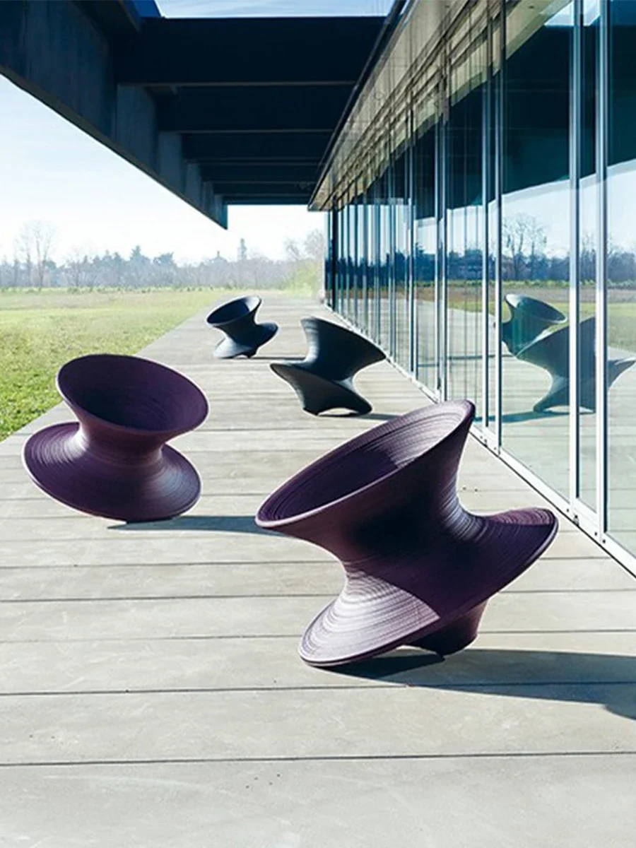 Gyro Chair 360 Degree Rotating Terrace Rest Play Area Casual Chair