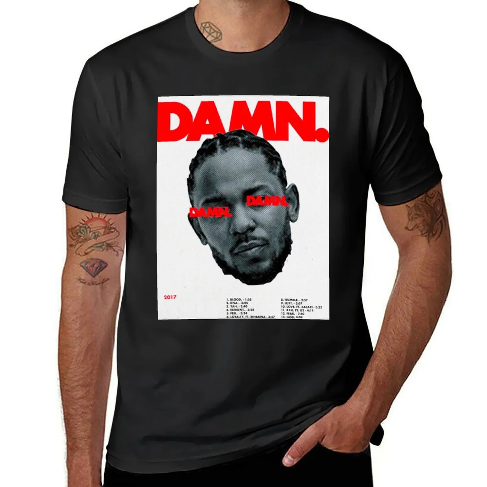 Kendrick Lamar DAMN. T-Shirt blanks plus sizes boys animal print men t shirts