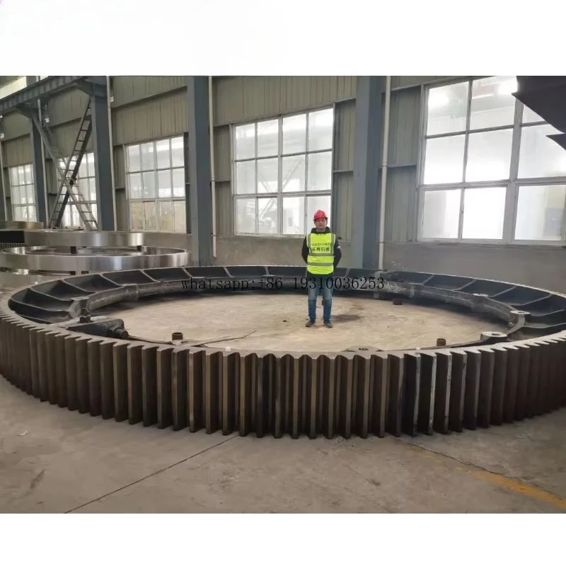 Customize Rotary Kiln Ball Mill Big Gear Big Module Spur Gear / Large Diameter Girth Gear For Sale