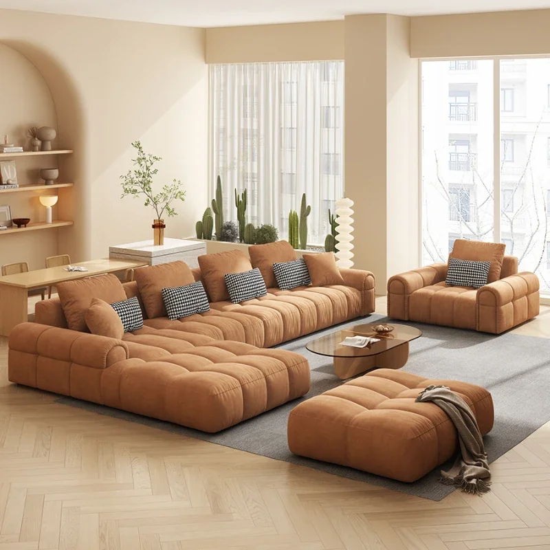 

Nordic Modern Minimalist Sofas Corner Recliner Sleep Designer Floor Sofa Fluffy Cloud Woonkamerbanken Living Room Furniture