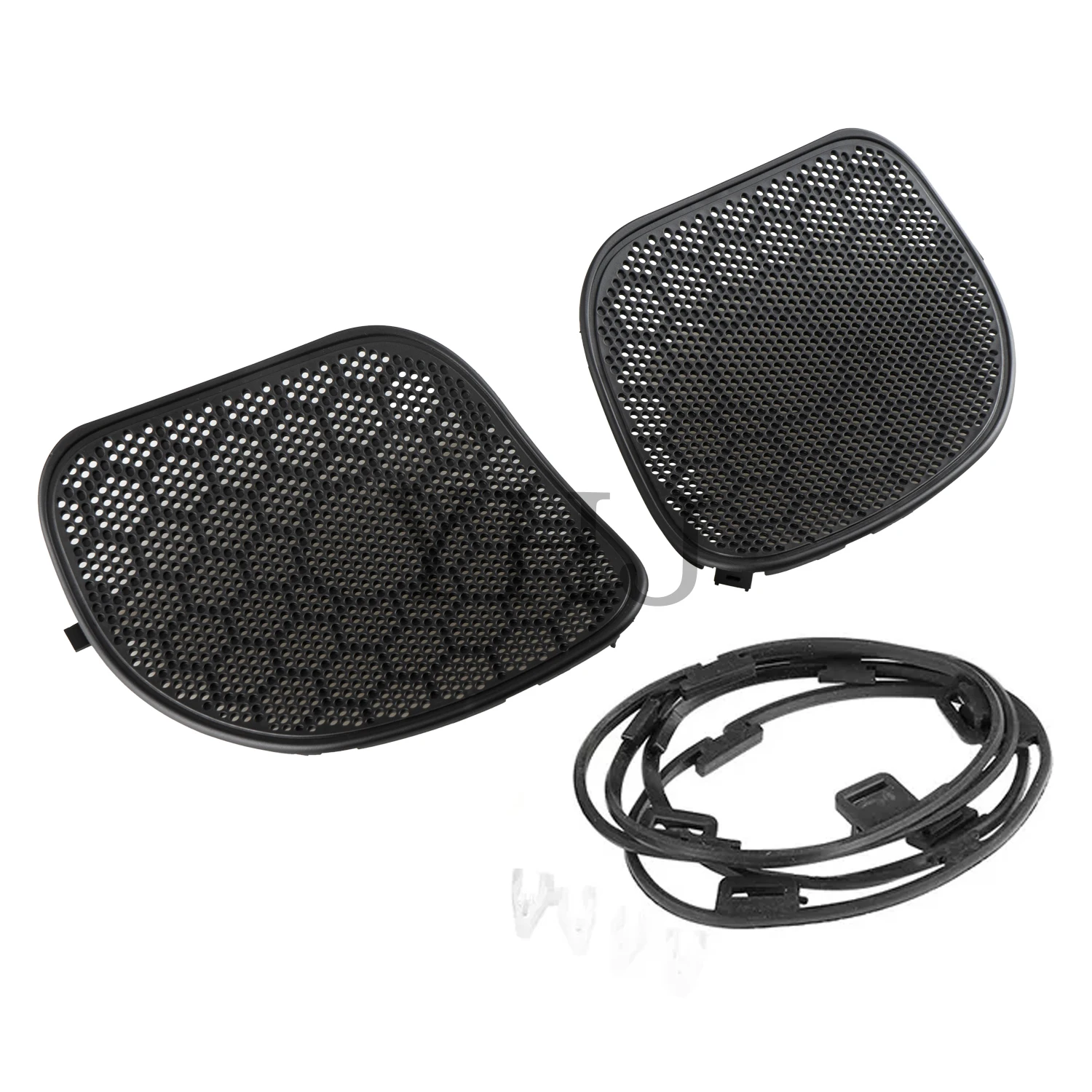 Front Fairing Speaker Grill Mesh Cover For Harley Davidson Road Glide FLTRX 2015-Up Black Motorcycle Accessories