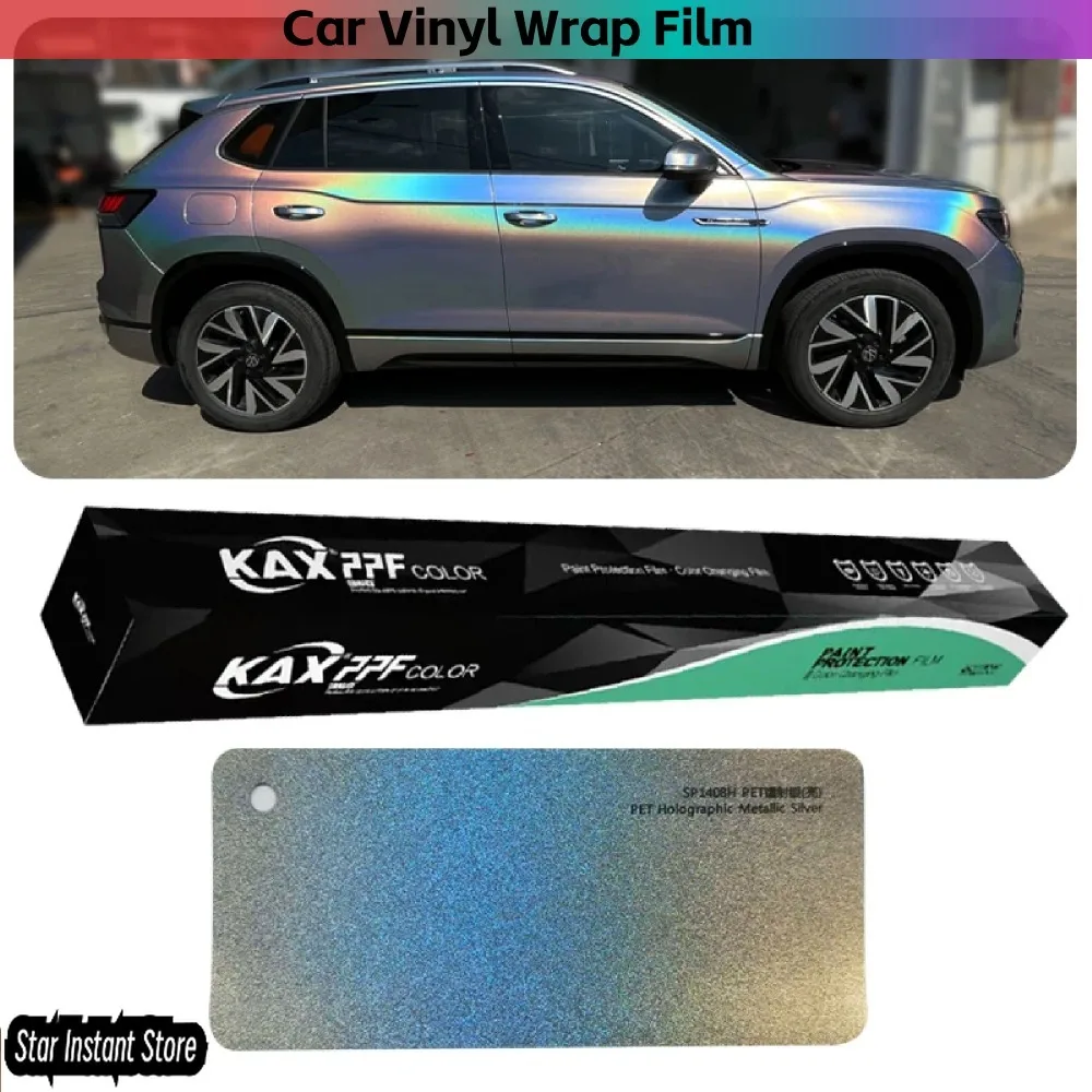 

Hot Selling Custom Colored PVC Pet Super Gloss Matte Gray Silver Car Wrapping Film With PET Liner Air Bubble Free