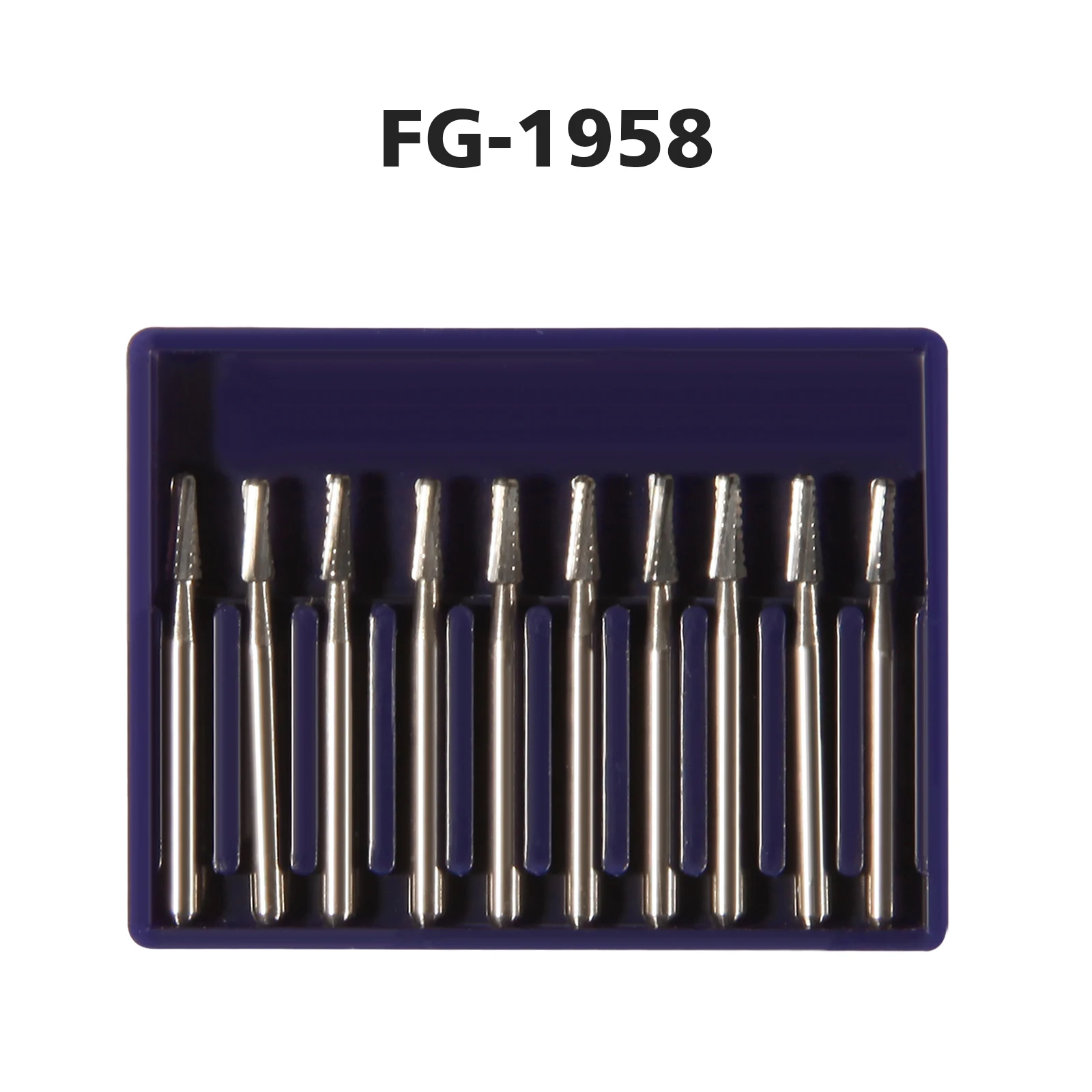 10 Pcs/box Dental Rodada Carbide Aço Burs FG 1.6 Bur Brocas De Polimento Para Alta Velocidade Handpiece Alta Qualidade