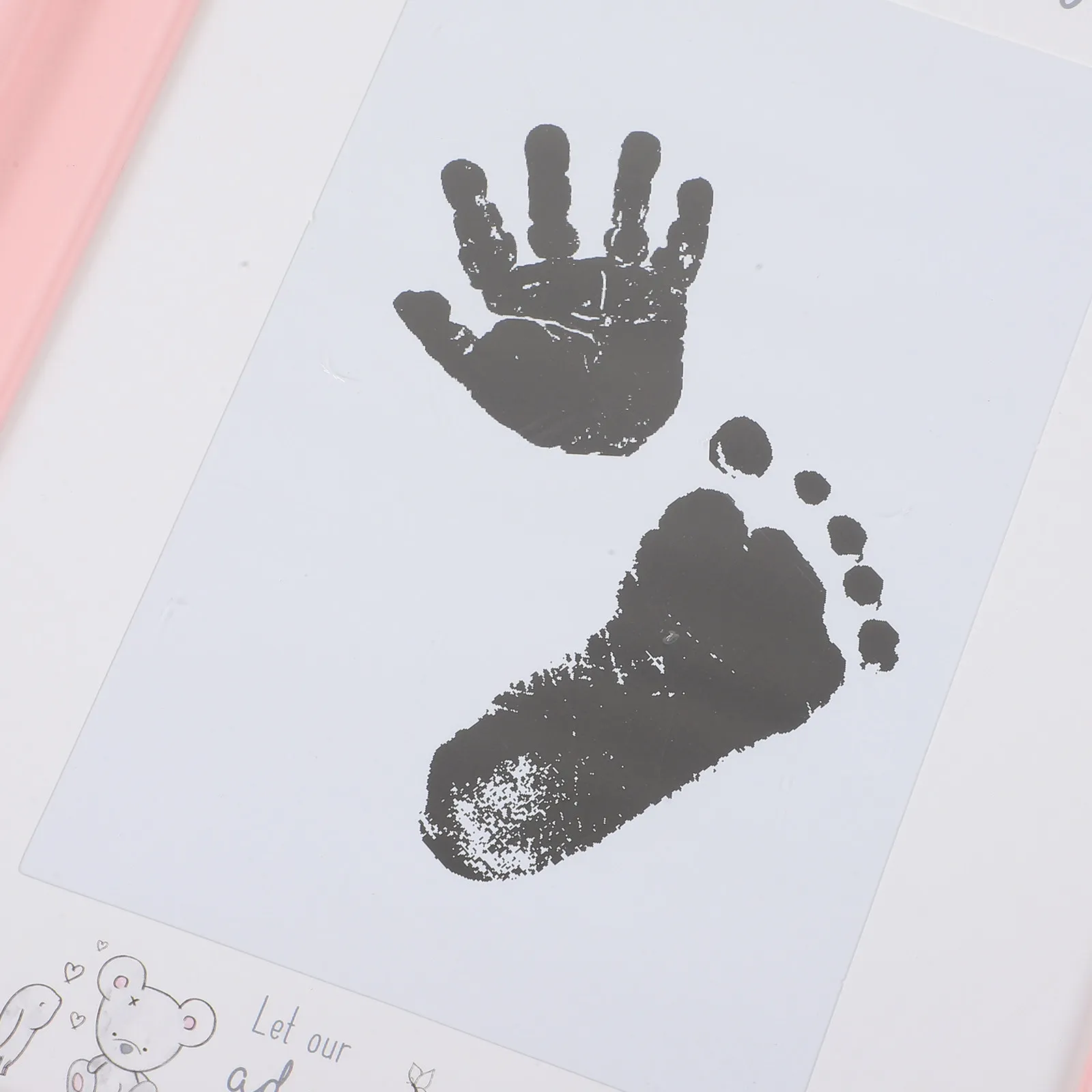 Baby Milestone Photo Frame for First Year – Handprint & Footprint Keepsake, Commemorative Gift for Baby Shower & Birthday
