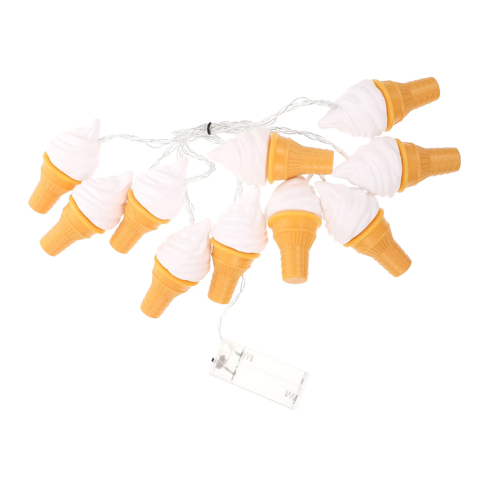 1 مجموعة الآيس كريم LED سلسلة مصباح الإبداعية مشرق منخفضة استهلاك الطاقة ضوء لغرفة المعيشة فناء جو الحفلات