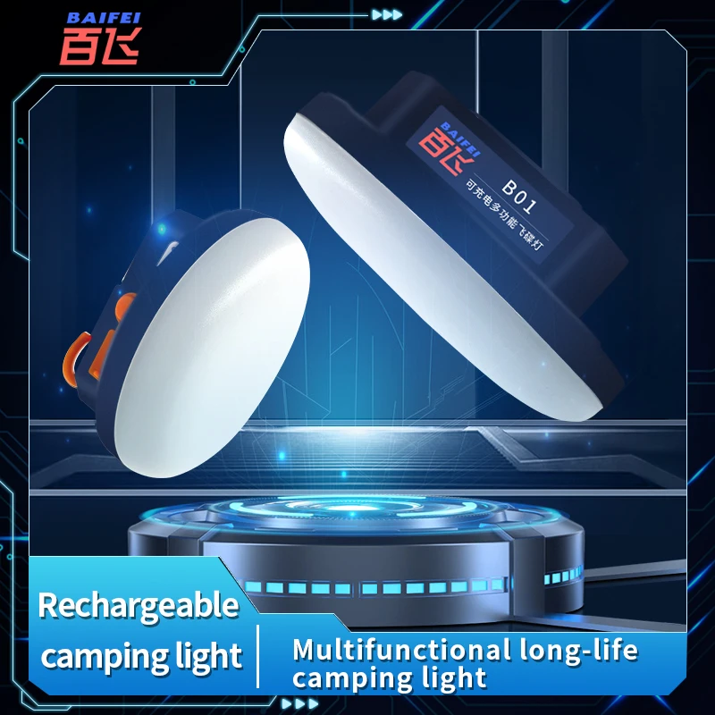 4800mAh 1000LM Rechargeable Camping Light, /High/Medium/Low/SOS 4 Modes Rechargeable Tent Light for Power Outage Emergency