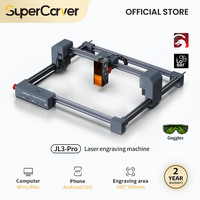 SUPERCARVER JL3 Pro Laser Engraver Business Fast Engraving CNC  Tools Paper Glass Painted Metal Cut Wood Acrylic Stainless Steel