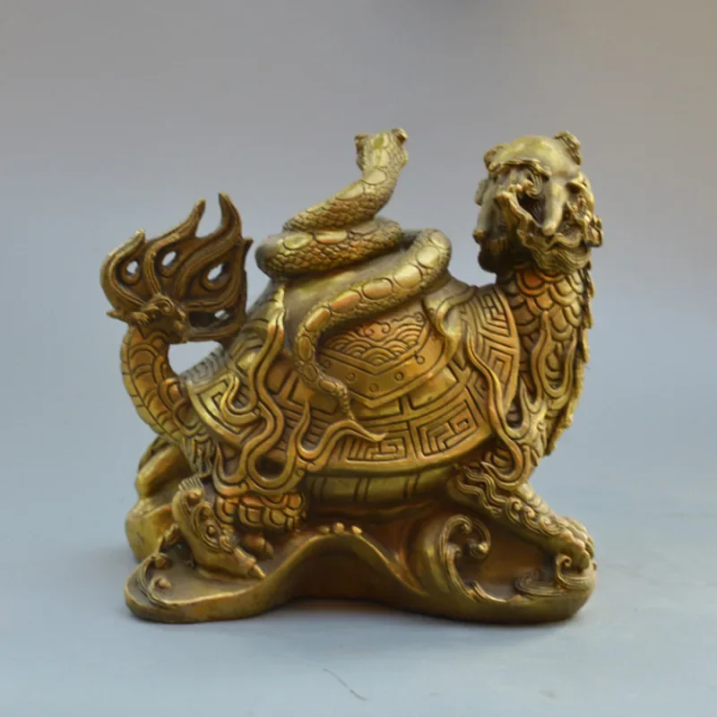 Brass basaltic ornaments tortoise, snake, dragon and tortoise ornaments home decoration furnishings wholesale of bronze ware