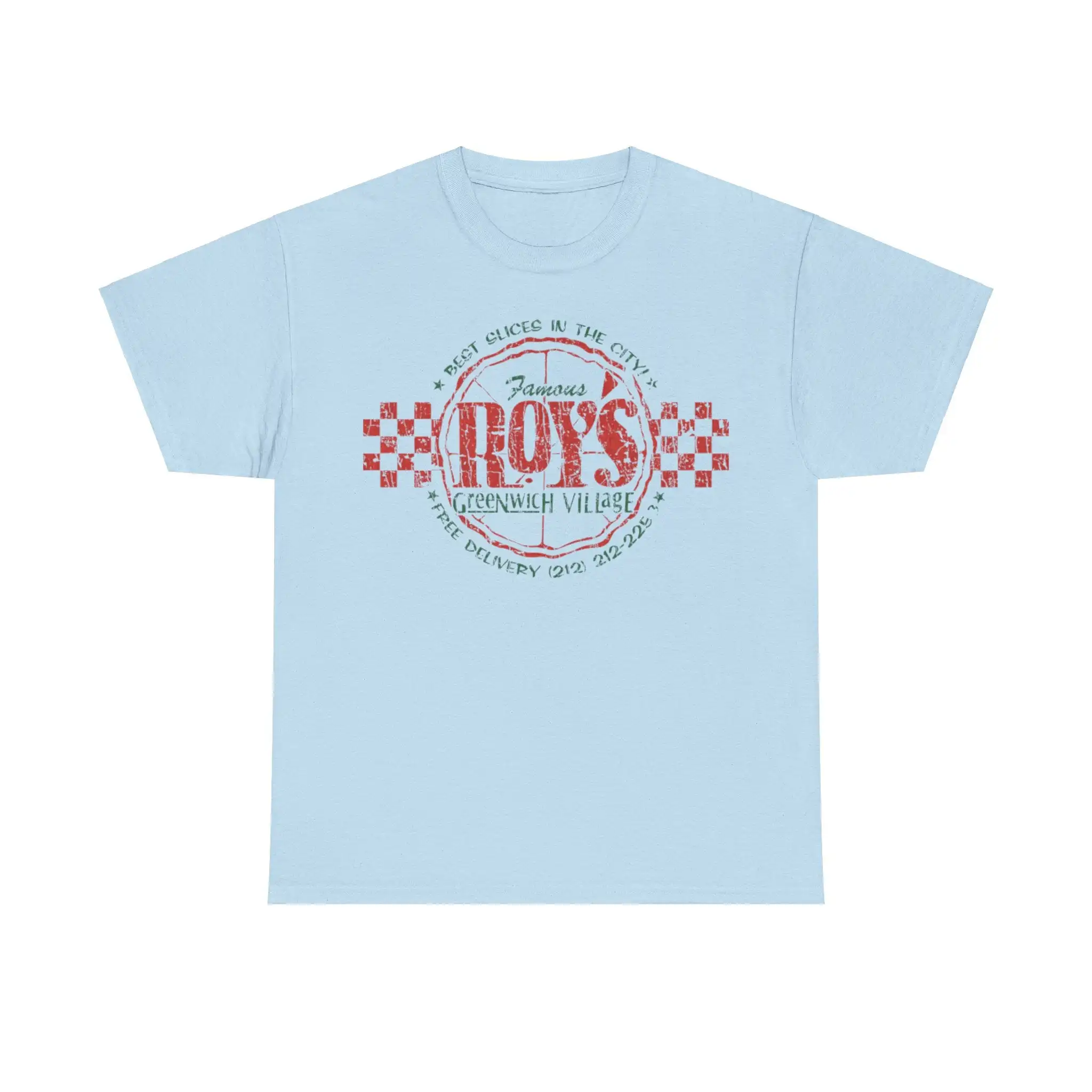 Famous Roys Pizza 1991 Restaurant Distressed Print T-shirt